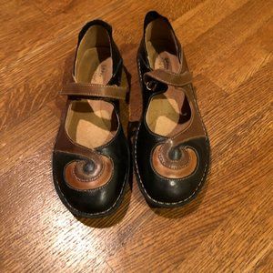 Spring Step Cosmic Black/Brown Women's Shoes - Size 39
